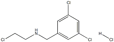 2-CHLORO-N-(3,5-DICHLOROBENZYL)ETHANAMINE HYDROCHLORIDE 结构式