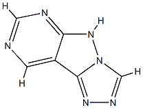 1H-1,2,4-Triazolo[4,3:1,5]pyrazolo[3,4-d]pyrimidine  (9CI) 结构式