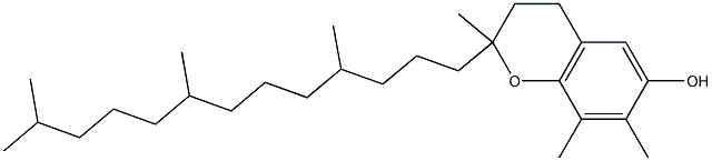 生育酚(维生素E) 结构式