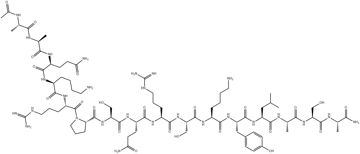 myelin peptide amide-16 结构式