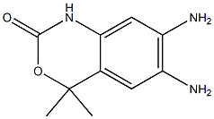 2H-3,1-Benzoxazin-2-one,6,7-diamino-1,4-dihydro-4,4-dimethyl-(9CI) 结构式