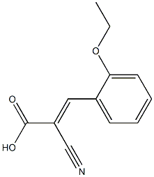2-Propenoicacid,2-cyano-3-(2-ethoxyphenyl)-(9CI) 结构式