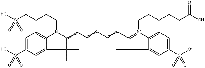 花氰染料标记羧基CY5-COOH 结构式