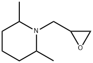 2,6-dimethyl-1-(oxiran-2-ylmethyl)piperidine 结构式