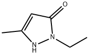 3H-Pyrazol-3-one,2-ethyl-1,2-dihydro-5-methyl-(9CI) 结构式