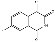 7‐bromo‐1,2,3,4‐tetrahydroisoquinoline‐1,3,4‐trione 结构式