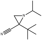2-Aziridinecarbonitrile,2-(1,1-dimethylethyl)-1-(1-methylethyl)-(9CI) 结构式