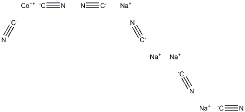 TETRASODIUM HEXA(CYANO-C)COBALTATE(4-) 结构式