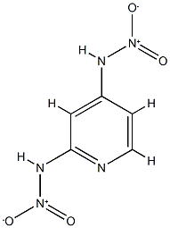 2,4-Pyridinediamine,N,N-dinitro-(9CI) 结构式