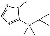 1H-1,2,4-Triazole,5-[(1,1-dimethylethyl)dimethylsilyl]-1-methyl-(9CI) 结构式