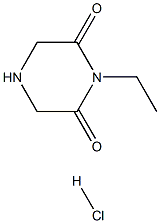 1-乙基哌嗪-2,6-二酮盐酸 结构式