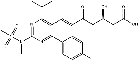 Rosuvastatin IMpurity SodiuM Salt (5-Oxo Rosuvastatin SodiuM Salt) 结构式