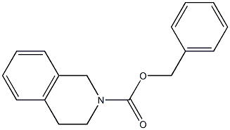 benzyl 3,4-dihydroisoquinoline-2(1H)-carboxylate 结构式