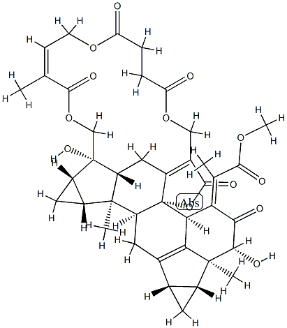 银线草醇 B 结构式