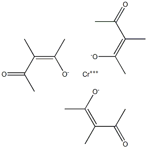 CHROMIUM(3+),(Z)-3-METHYL-4-OXOPENT-2-EN-2-OLATE 结构式