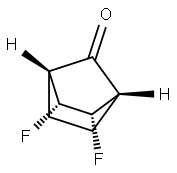 Bicyclo[2.2.1]heptan-7-one, 2,3-difluoro-, (1R,2R,3S,4S)-rel- (9CI) 结构式