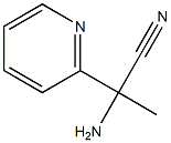 2-Pyridineacetonitrile,alpha-amino-alpha-methyl-(9CI) 结构式
