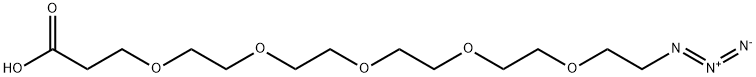 叠氮-五聚乙二醇-羧酸 结构式