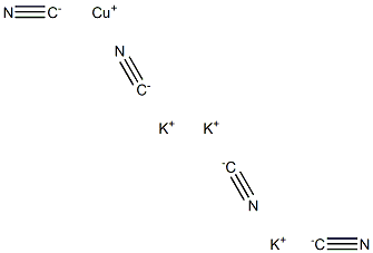 氰化亚铜钾 结构式
