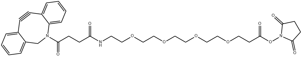 DBCO-PEG4-NHS ESTER 结构式