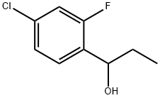 1-(4-氯-2-氟苯基)丙烷-1-醇 结构式