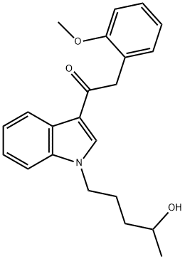 JWH 250 N-(4-hydroxypentyl) metabolite 结构式