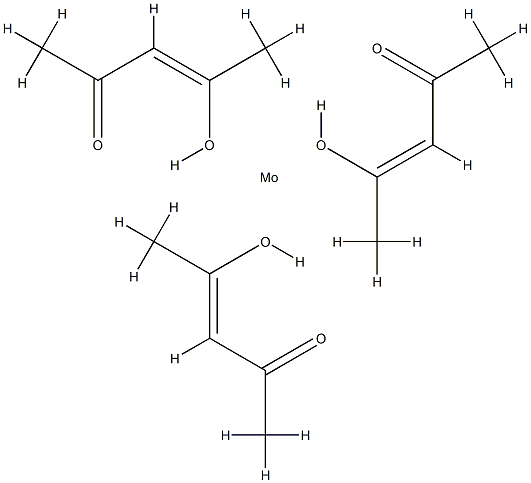 TRIS(PENTANE-2,4-DIONATO-O,O')MOLYBDENUM 结构式