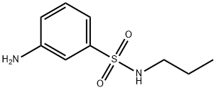 3-amino-N-propylbenzenesulfonamide 结构式