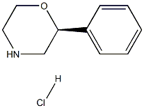 (S)-2-苯基吗啉盐酸盐 结构式