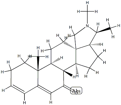 Conanine-3,5-dien-7-one 结构式