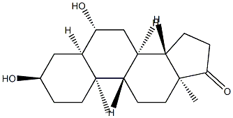 6β-Hydroxyetiocholanolone (available to WADA laboratories only) 结构式