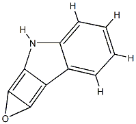 2H-Oxireno[3,4]cyclobut[1,2-b]indole(9CI) 结构式