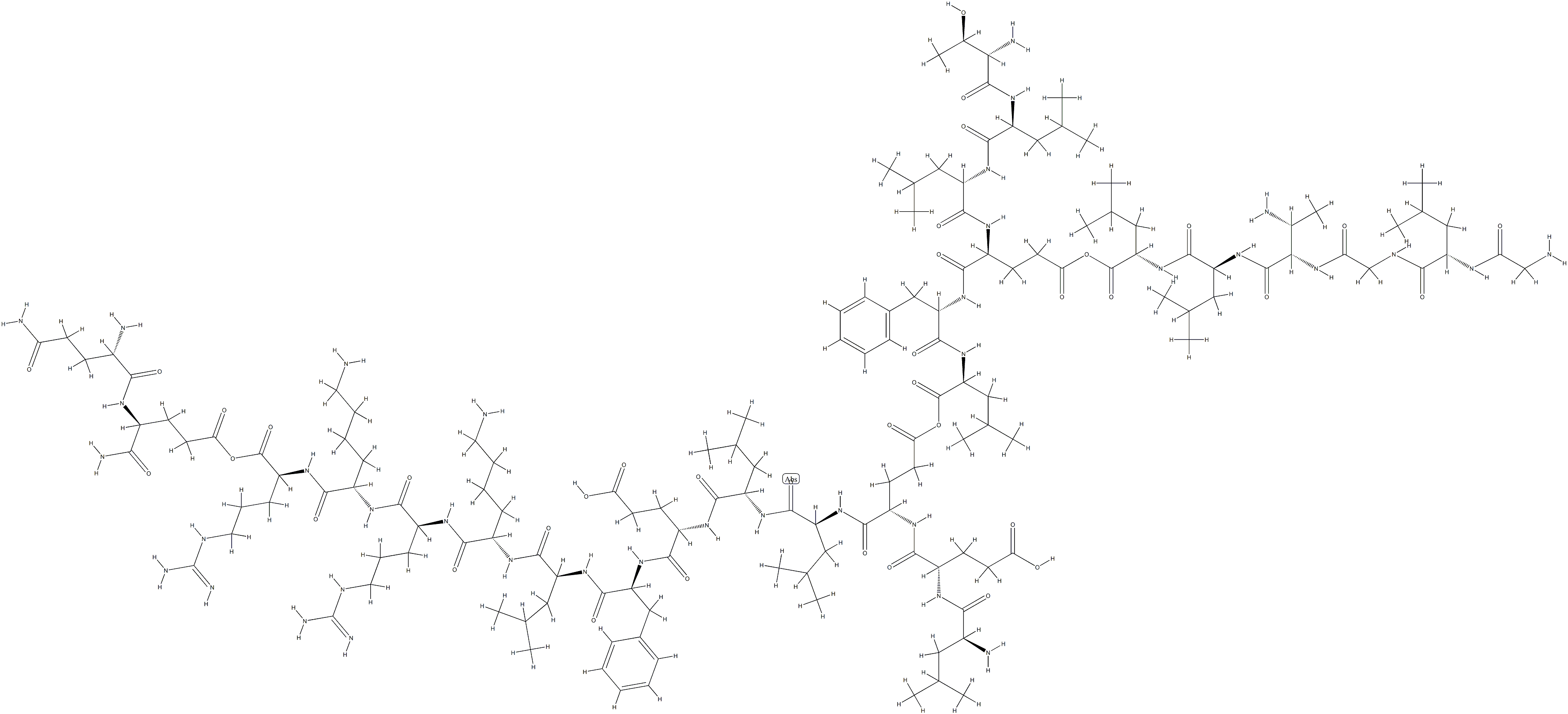 helical erythrocyte lysing peptide 结构式