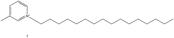 Pyridinium, 1-hexadecyl-3-methyl-, iodide (1:1) 结构式