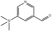 3-Pyridinecarboxaldehyde,5-(trimethylsilyl)-(9CI) 结构式