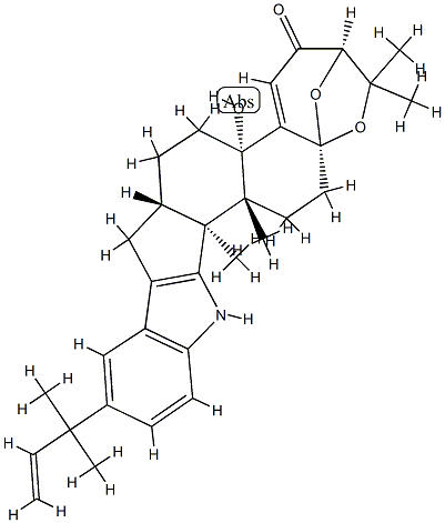 Β-AFLATREM 结构式