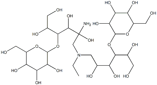 N,N-dilactitolethylenediamine 结构式