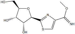 4-methylamidatetiazofurin 结构式
