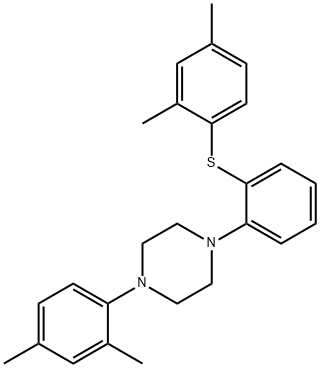 Na€-(2,4-Dimethylphenyl) Vortioxetine 结构式