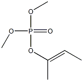 Phosphoric acid dimethyl=1-methyl-1-propenyl ester 结构式