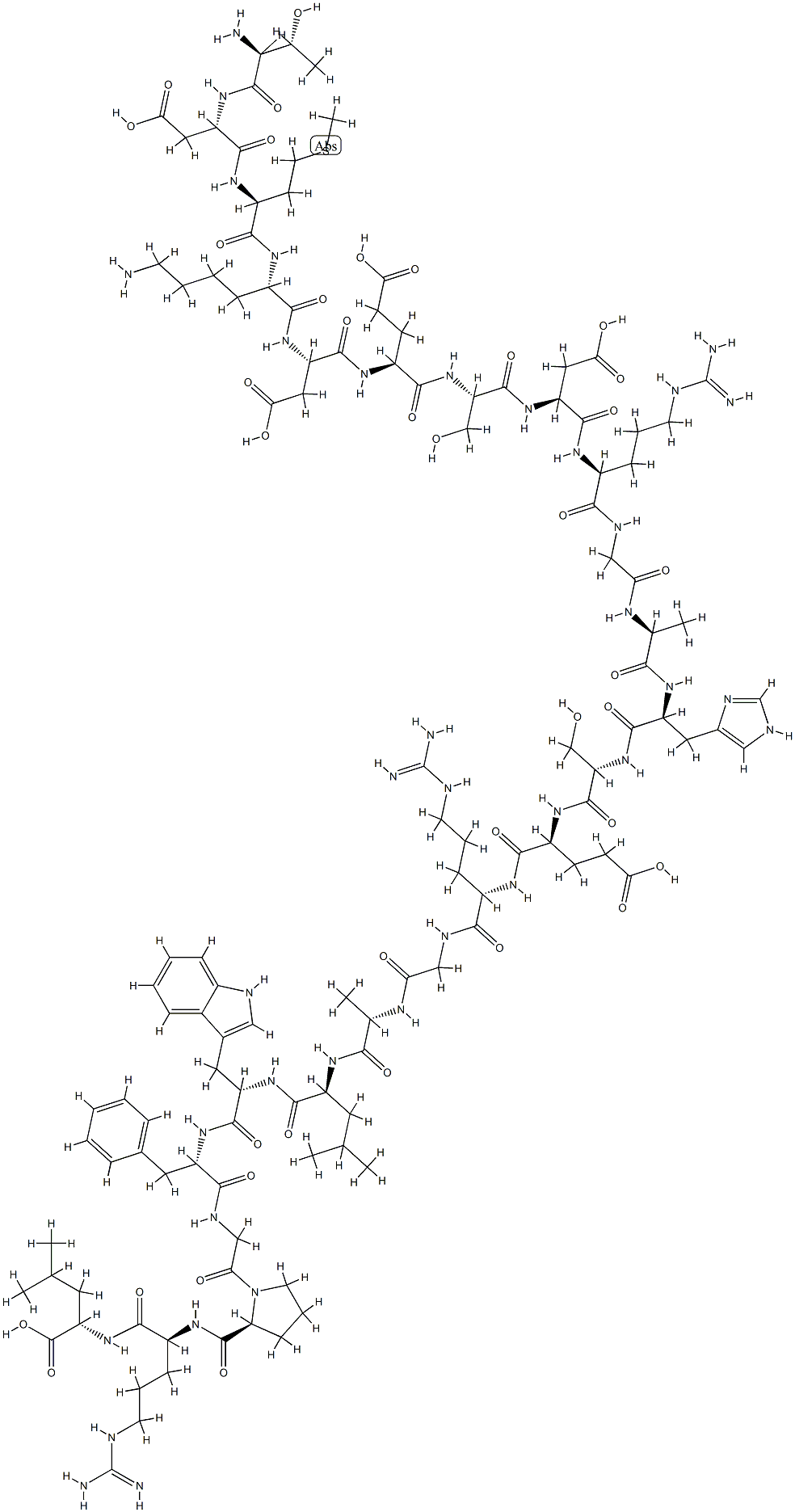DIAPAUSE HORMONE (SILKWORM, 1-24) 结构式