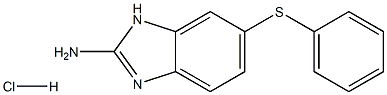 氨基芬苯哒唑盐酸盐 结构式