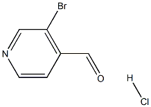 3-Bromo-4-pyridinecarboxaldehyde hydrochloroide 结构式