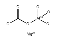 magnesium [carbonato(2-)-O]trihydroxyaluminate(2-) 结构式