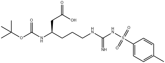 Boc-D-beta-hoMoarginine(Tos) 结构式