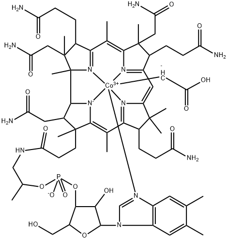 Co-(carboxymethyl)cobalamin 结构式