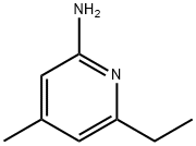 6-乙基-4-甲基吡啶-2-胺 结构式
