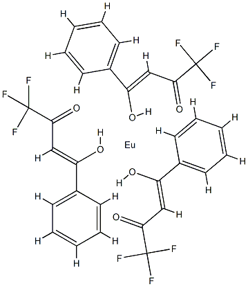 Europium, tris(4,4,4-trifluoro-1-phenyl- 1,3-butanedionato-O,O')- 结构式