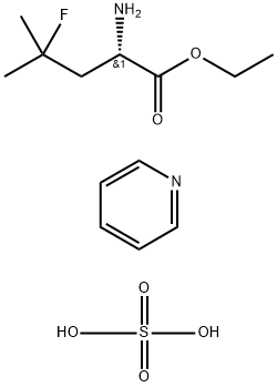 4-氟-L-亮氨酸乙酯与吡啶,硫酸盐化合物 结构式