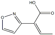 3-Isoxazoleaceticacid,-alpha--ethylidene-,(Z)-(9CI) 结构式